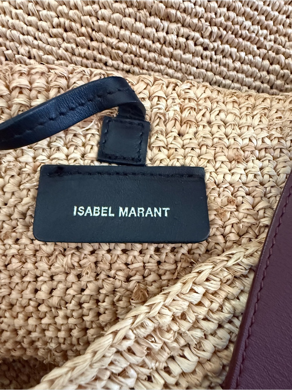 Isabel Marant Bayia raffia hobo bag - Picture 7 of 8